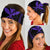 Hawaiian Bandana Kanaka Polynesian Bandana 3-Pack - Circle Style Purple - Polynesian Pride