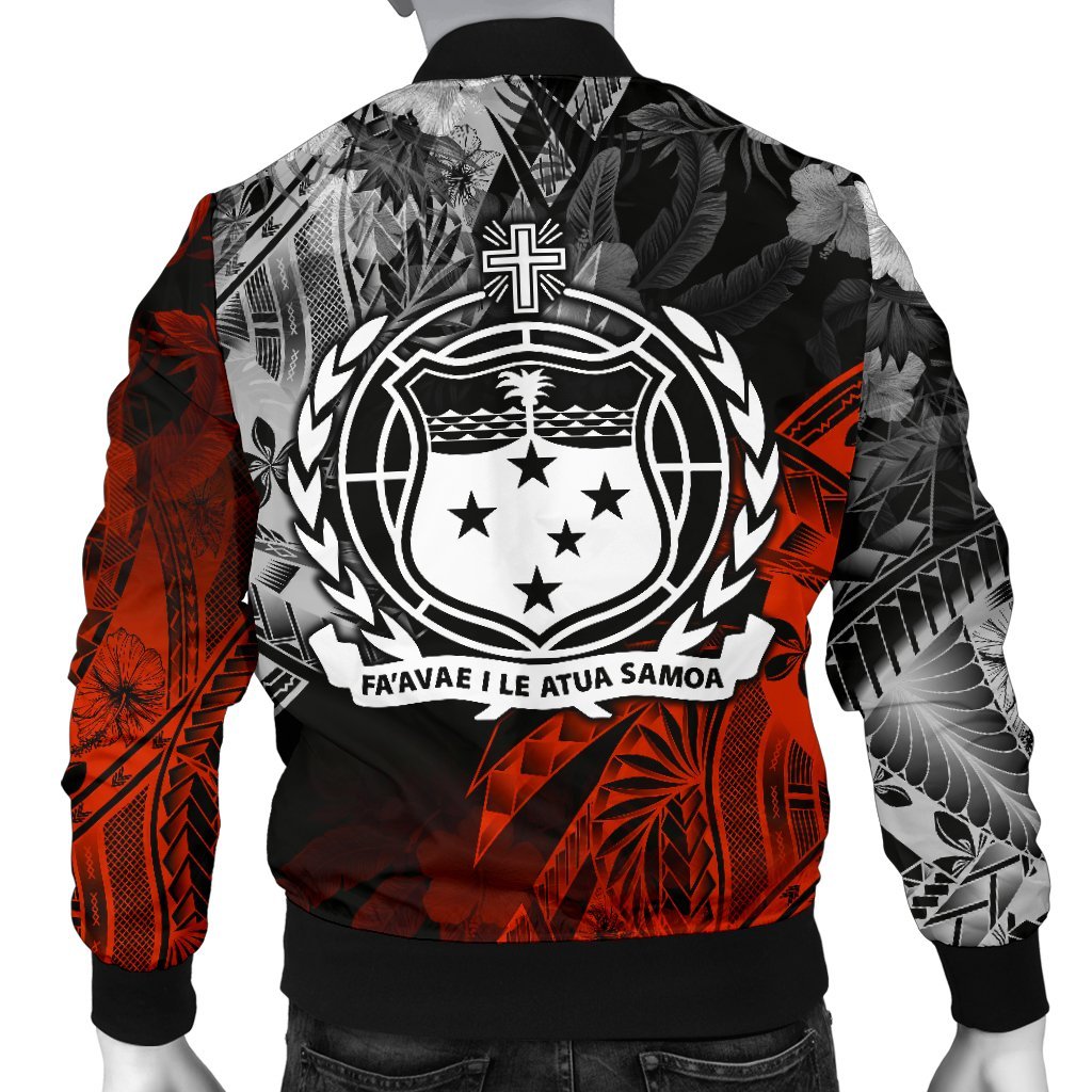 Samoa Polynesian Personalised Men's Bomber Jacket - Vintage Polynesian Style - Polynesian Pride