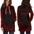 Tahiti Women's Hoodie Dress - Polynesian Red Chief - Polynesian Pride