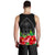 Guam Polynesian Men's Tank Top Black Hibiscus - Polynesian Pride