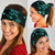 Hawaii Kakau Polynesian Three Turtles Map Bandana 3 - Pack - Turquoise - Polynesian Pride