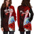 Federated States Of Micronesia Hoodie Dress - Coat Of Arm With Hibiscus - Polynesian Pride