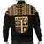 Fiji Men's Bomber Jacket - Polynesian Gold Version - Polynesian Pride