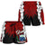 Samoa Polynesian Women's Shorts - Tribal Wave Tattoo Flag Color - Polynesian Pride