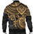 Guam Polynesian Bomber Jacket (Men) - Golden Turtle - Polynesian Pride