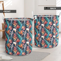 Hawaii Seamless Tropical Flower Hawaiian Summer Hawaii Laundry Basket - Polynesian Pride