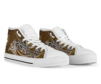 Pohnpei High Top Shoes - Polynesian Boar Tusk - Polynesian Pride