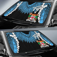 Fiji Polynesian Sun Shades - Tribal Wave Tattoo Flag Style - Polynesian Pride