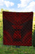 Norfolk Island Premium Quilt - Norfolk Island Coat Of Arms Polynesian Chief Red Version - Polynesian Pride