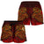 Vanuatu Polynesian Women's Shorts - Red Shark Polynesian Tattoo - Polynesian Pride