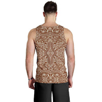 Polynesian Tribal Men's Tank Top Brown - Polynesian Pride