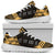 Northern Mariana Islands Sport Sneakers - Polynesian Tattoo Gold - Polynesian Pride