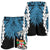 Fiji Polynesian Men's Shorts - Tribal Wave Tattoo Flag Style - Polynesian Pride