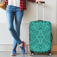 Polynesian Culture Turquoise Luggage Covers Turquoise - Polynesian Pride