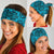 Polynesian Kakau Turtle Blue Bandana 3 - Pack - Polynesian Pride