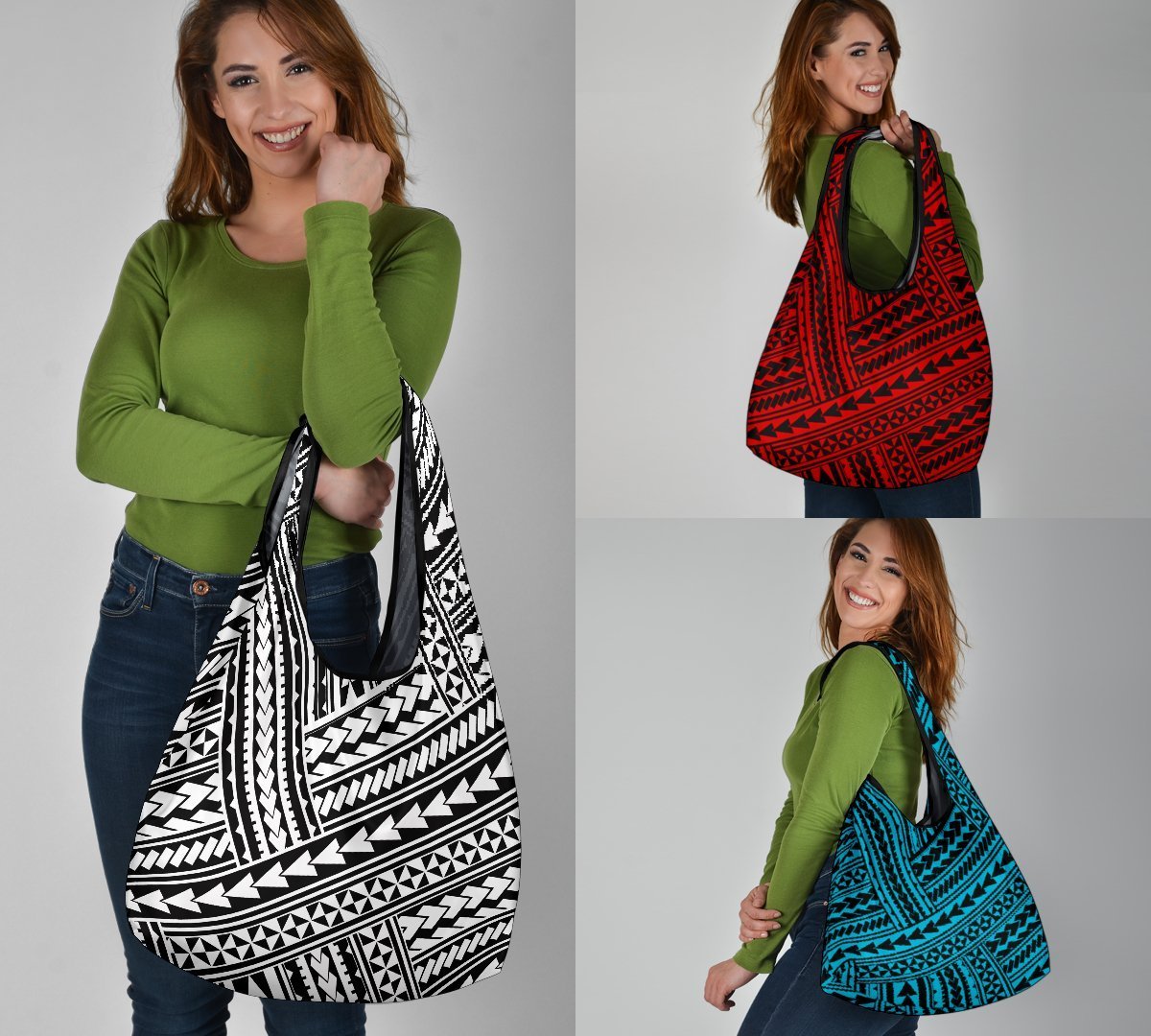 Polynesian Maori Tribal Grocery Bag 3 - Pack - Polynesian Pride