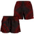 Guam Women's Shorts - Polynesian Chief Red Version - Polynesian Pride