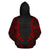 Poly All Over Custom Hoodie Polynesian Tattoo Red Style - Polynesian Pride