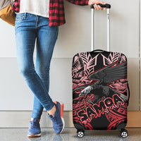 Samoa Polynesian Luggage Covers - Eagle Tribal Pattern Red - Polynesian Pride