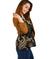 Vanuatu Shoulder Handbag - Gold Tentacle Turtle - Polynesian Pride