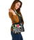 The Philippines Shoulder Handbag - Summer Plumeria (Black) - Polynesian Pride