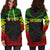 Gambier Islands Women's Hoodie Dress - Polynesian Reggae Chief - Polynesian Pride