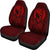 Hawaii Car Seat Covers - Polynesian King Tattoo Red - Polynesian Pride