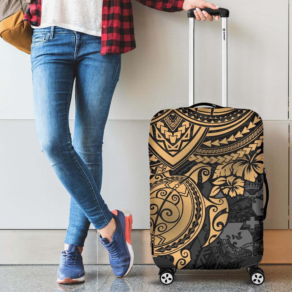 Tonga Polynesian Luggage - Golden Turtle BLACK - Polynesian Pride
