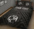 Tonga Personalised Quilt Bed Set - Tonga Seal With Polynesian Tattoo Style (Black) - Polynesian Pride