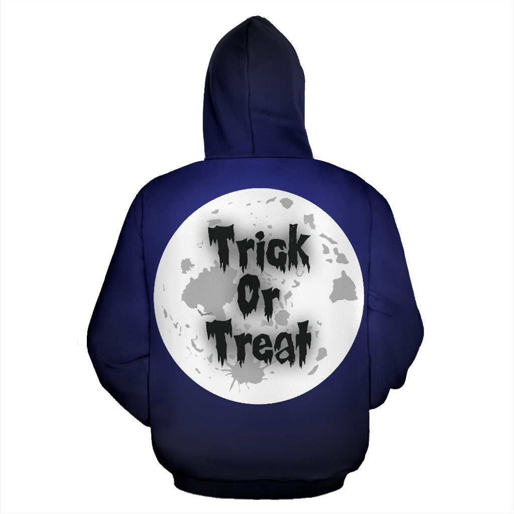 Halloween Trick Or Treat Kanaka Warrior Hoodie (Zip) - Polynesian Pride