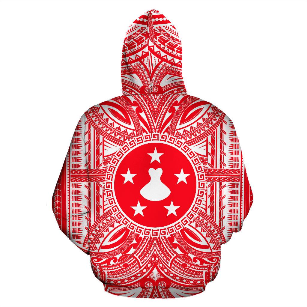 Austral Islands ll Over Hoodie ustral Islands Coat of rms Polynesian Flag Color - Polynesian Pride