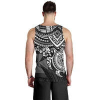 Wallis and Futuna Polynesian Men's Tank Top - White Turtle - Polynesian Pride