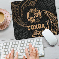 Tonga Polynesian Mouse Pad - Gold Tribal Wave - Polynesian Pride