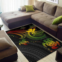 Hawaii Area Rug - Reggae Turtle - Polynesian Pride