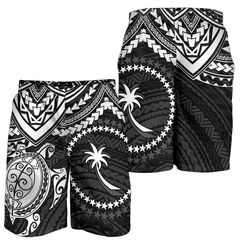 Chuuk Polynesian Short (Men) - White Turtle White - Polynesian Pride