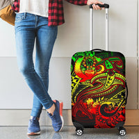 Pohnpei Luggage Covers - Reggae Shark Polynesian Tattoo Reggae - Polynesian Pride