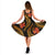 Tonga Polynesian Midi Dress - Gold Plumeria - Polynesian Pride