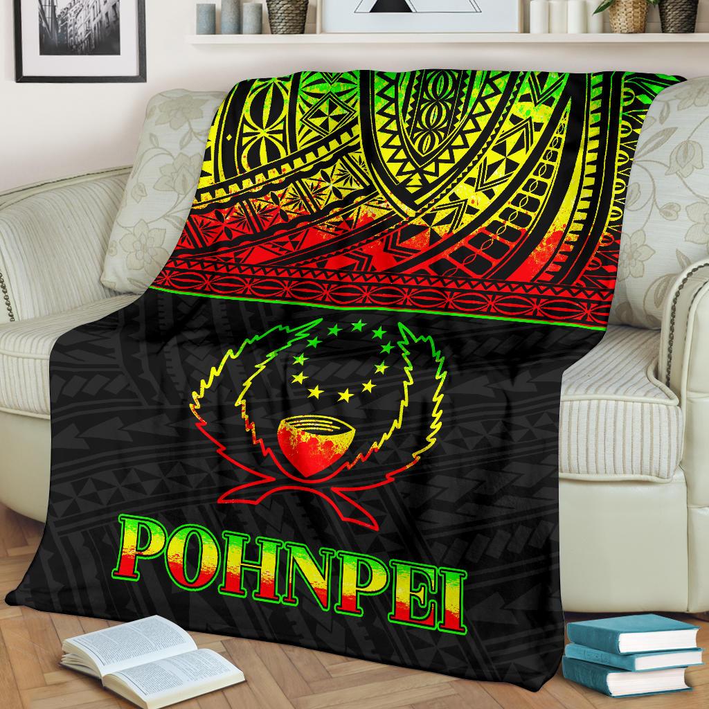 Pohnpei Premium Blanket - Micronesian Reggae Version - Polynesian Pride