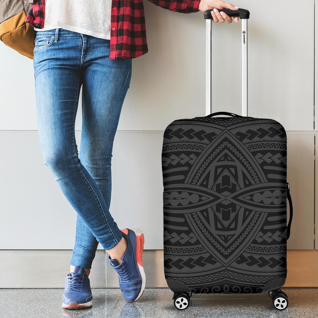 Polynesian Seamless Gray Luggage Covers Gray - Polynesian Pride