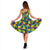 Hawaii Tropical Pattern Mix Midi Dress - Polynesian Pride