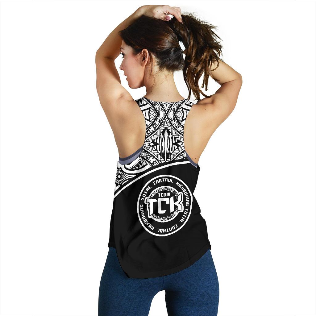 Poly Women's Racerback Tank Custom Personalised - Polynesian Style - Polynesian Pride