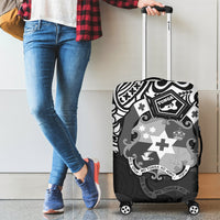 Tonga Polynesian Luggage Covers - Tongan Pride (White) WHITE - Polynesian Pride