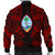 Guam Men Bomber Jackets - Polynesian Tattoo Red - Polynesian Pride