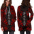 Palau Hoodie Dress - Polynesian Tattoo Red - Polynesian Pride