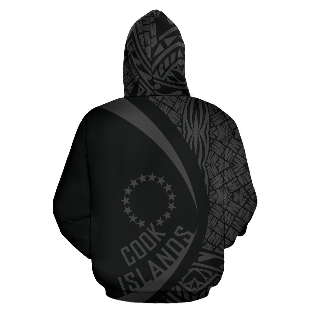 Cook Islands Polynesian Zip up Hoodie Circle Style 04 - Polynesian Pride