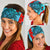 Polynesian Turtle Bandana Poppy Flowers - Polynesian Pride