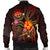 Federated States of Micronesia Polynesian Personalised Men's Bomber Jacket - Legend of FSM (Red) - Polynesian Pride