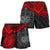 Samoa Polynesian Shorts (Women) - Red Turtle - Polynesian Pride