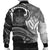 Samoa Custom Personalised Men's Bomber Jacket - Samoa Seal Wave Style (Black) - Polynesian Pride