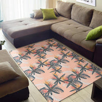 Tropical Pattern Pink Rug - Polynesian Pride